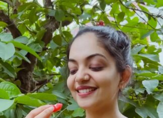 Ahana Kumar Instagram - All the Jambakka Fans come say Hi (if you have a Jambakka Maram at home that has red sweet ones , plsssss give me someeeee 😭)