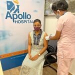 Aishwarya Rajesh Instagram - Took my first jab of the #Covishield vaccine today. Have you taken yours? Remember, vaccines are our best bet against this dreadful pandemic! Thank u so much @rajsurg n @dr.karthikakarthik for giving me proper guidance after so many confusion. Thank u @theapollohospitals