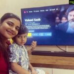 Aishwarya Rajesh Instagram - The darker side of society, the mistreatment of women, and people's choice to ignore the real issue all has been documented masterfully in this emotional drama. #PawanKalyan sir character is like the liberator who has everyone's back. Kudos to the makers, to #SriramVenu, and the three strong women @i_nivethathomas @yours_anjali @ananya.nagalla more power to you! Thank you @primevideoin to bring this one to everyone's access. P.S. the little one had a nice dancing session on the BGM! @musicthaman 🙌 #VakeelSaabOnPrime