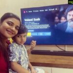 Aishwarya Rajesh Instagram – The darker side of society, the mistreatment of women, and people’s choice to ignore the real issue all has been documented masterfully in this emotional drama. #PawanKalyan sir character is like the liberator who has everyone’s back. Kudos to the makers, to #SriramVenu, and the three strong women @i_nivethathomas @yours_anjali @ananya.nagalla more power to you! Thank you @primevideoin to bring this one to everyone’s access. 

P.S. the little one had a nice dancing session on the BGM! @musicthaman 🙌
#VakeelSaabOnPrime