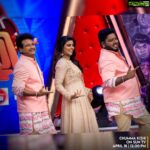 Aishwarya Rajesh Instagram – Thank u @rjvigneshkanth n @chuttiaravind @suntv for inviting me on ur show #summakizhi …❤️❤️ outfit @gundu.malli