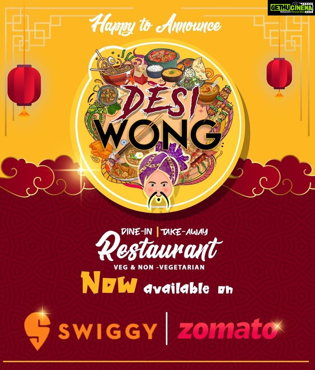 Aishwarya Rajesh Instagram - Now we r open on #Swiggy n #zomato ... my brothers @manikanta_rajesh_official s new venture @desi_wong_ mix of North india and chinese .. Do order and try ur fav dishes .. ur support means a lot to us .. do order and try it out .. if u like pls do spread a word .. @desi_wong_