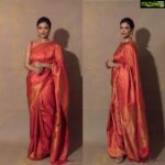 Aishwarya Rajesh Instagram - Wearing this custome made saree @pashudh for #filmfareawards2019 makeup & hair @prakatwork n @motwanikiara styled @ashwin.thiyagarajan photography @prachuprashanth