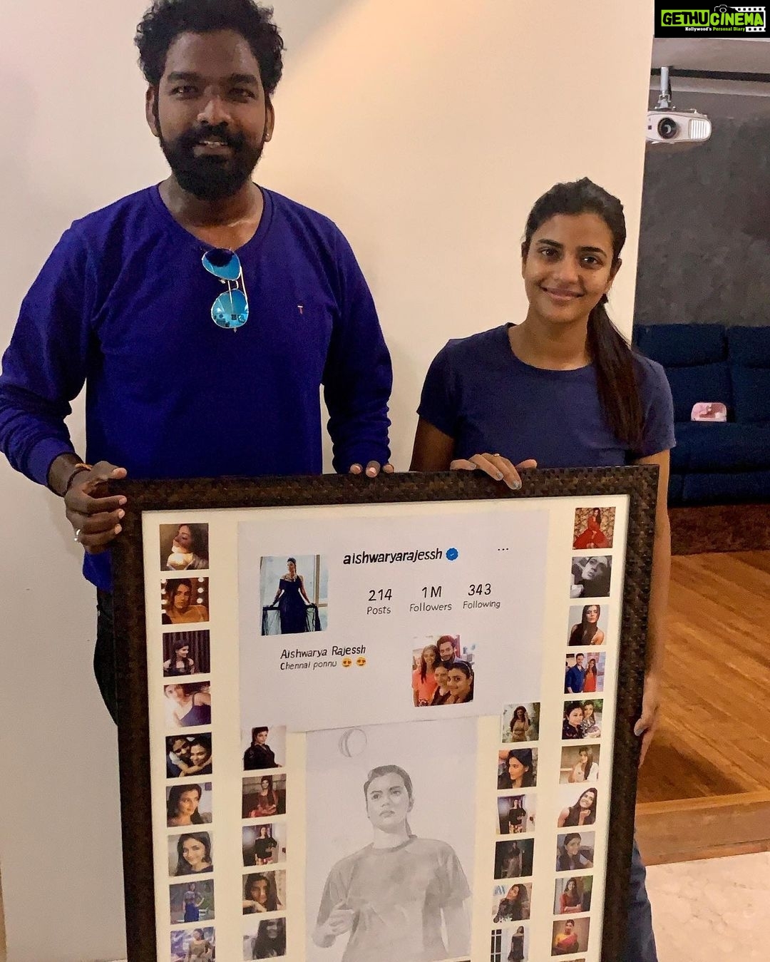 Aishwarya Rajesh Instagram - Thank u so much @dinesh_udhay_ for this lovely frame