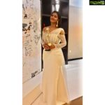 Aishwarya Rajesh Instagram – Wearing this white elegant outfit done @ashwin.thiyagarajan for @siimawards … for best actress #kanaa …accessories @maalgaadi