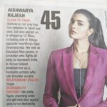 Aishwarya Rajesh Instagram - Thank u @thetimesofindia for india s most desirable ....
