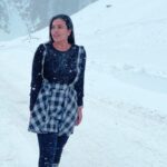 Aishwarya Rajesh Instagram - The snow fall is like the first love ❤️ Sonmarg -J&K
