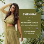 Aishwarya Rajesh Instagram - Ll be ther .... excited to c ya all ther for #ffbLaunch #fbbonline Anna Nagar branch on dec 15 @ 4 o’clock
