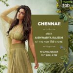 Aishwarya Rajesh Instagram – Ll be ther …. excited to c ya all ther for #ffbLaunch #fbbonline Anna Nagar branch on dec 15 @ 4 o’clock