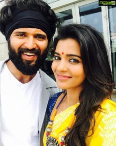 Aishwarya Rajesh Instagram - My first telugu film along side @thedeverakonda ..