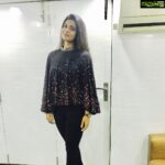 Aishwarya Rajesh Instagram - Wearing. This classy top frm @vivekarunakaran styled @amritha.ram ..: for suntv. #hellosago hosted by #shruthihasaan
