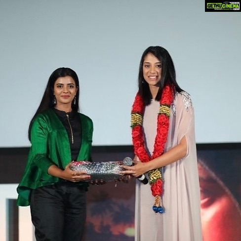 Aishwarya Rajesh Instagram - Honour to have #smrithimadhana to launch #kanaaaudiolaunch