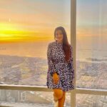 Aishwarya Rajesh Instagram - Feeling on top of the World @atthetopburjkhalifa 😍 I love @pickyourtrail for their awesome planning and recommendations. 😊 More fun coming up in the next few days! @visit.dubai @emaardubai @atthetopburjkhalifa @emaardubai @celebratedubai @visit.dubai @pickyourtrail #worlds_coolest_winter #dubaidestinations #MyDSF #UnwrapTheWorld #LetsPyt #pickyourtrail . #MyDSF @celebratedubai #UnwrapTheWorld #LetsPYT #Pickyourtrail #VisitDubai #Dubai #Sunset