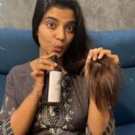 Aishwarya Rajesh Instagram - Sunday hair care with @thetribeconcepts I love this oil for my hair. This smells exactly like the oil my mom used on me during my childhood. I have been using the @thetribeconcepts hair oil for over an year now and i am loving the results 🤗 #thetribeconcepts #haircare #hairgrowtips #sundayhaircare #ritual
