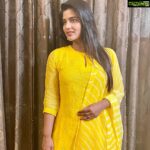 Aishwarya Rajesh Instagram – Wearing this vibrant yellow salwar @themadrasboutique ❤️❤️Thank u @shubasamzz ❤️