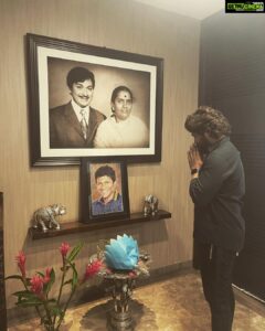 Allu Arjun Instagram - My Humble respects To Puneeth Garu . My respect to  rajkumar garu’s family , friends , well wishers & fans .