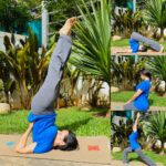 Amala Akkineni Instagram - There is nothing more preparing than a good yoga practice for a challenging work week, along with an hour of focused planning thereafter, of course. Yoga helps me connect with the best, honest, insightful and most focused part of my being. Happy International Yoga day 🙏🏼 May you find yourself, your inner peace, and focus. #internationalyogaday #internationaldayofyoga #yogapractice #yogaday