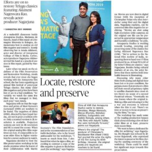 Amala Akkineni Instagram - A fabulous week with the Film Heritage Foundation's Film Preservation and Restoration workshop. We were delighted to be host partners. @annapurnastudios @acfm_official @filmheritagefoundation
#filmrestoration #filmpreservation #FHF