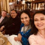 Amala Akkineni Instagram - Spent a delightful evening with friends listening to Princess Micheal of Kent speak about Cheetah conservation. Not much space left on the planet for other species to thrive sadly 🙏🏼 Strength and courage to conservation efforts. With @andrew007uk Dr Raghuram of Ushalakshmi Breast Cancer Foundation and Dr Vaijanthi