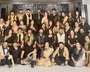 Amala Akkineni Instagram - Caught up with old friends from the 80’s 😎 Chiranjeevi garu is an excellent host 🙏🏼