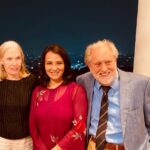 Amala Akkineni Instagram – Spent a delightful evening discussing the future of cinema and education with none other than Sir David Putnam – producer of the Oscar-winning film, Chariots Of Fire. Patsy, his wife, is equally charming.