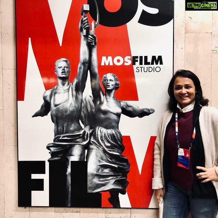 Amala Akkineni Instagram - Visited Moscow Film Studio, was very impressed!