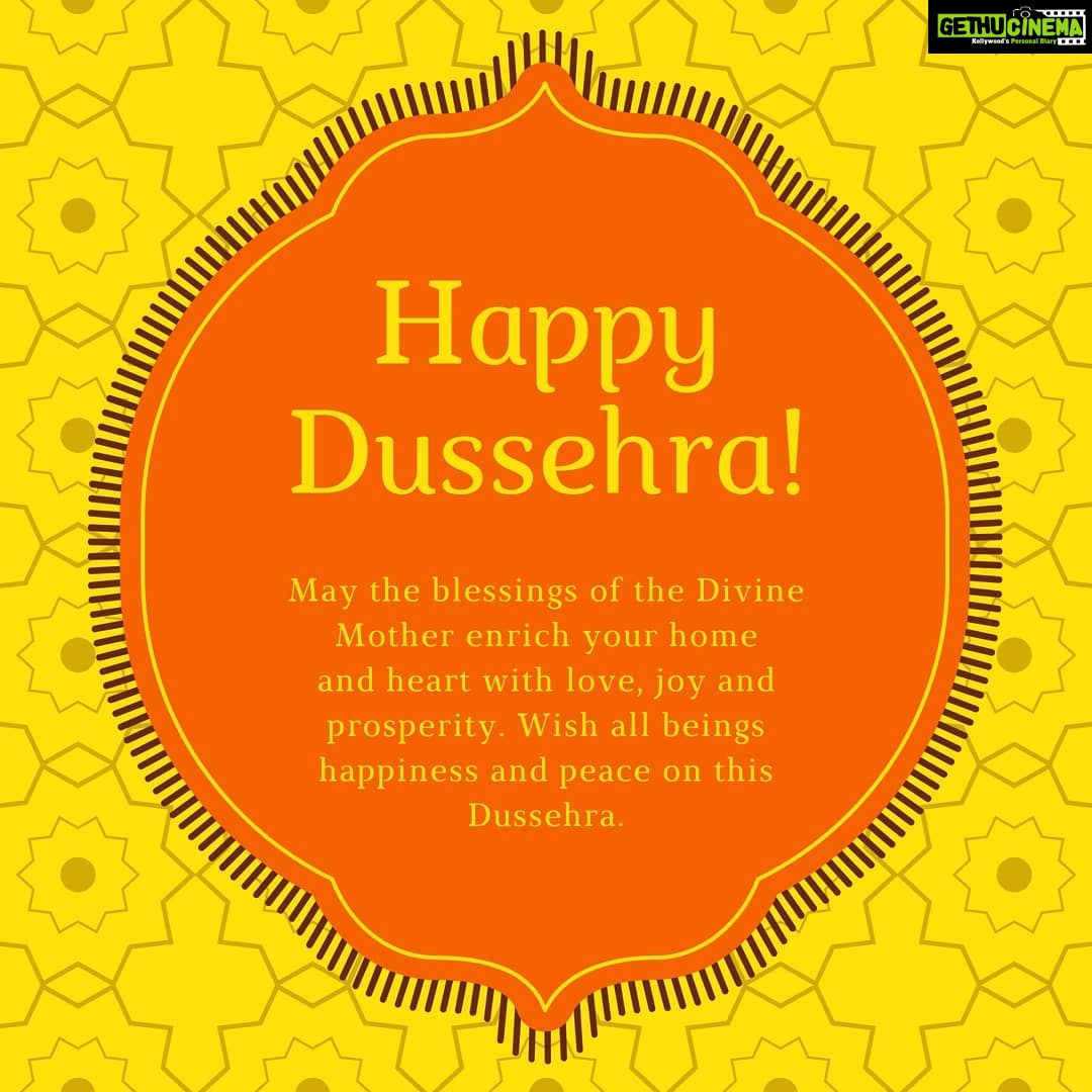 Amala Akkineni Instagram - Wishing everyone a joyous and prosperous Dussehra.
