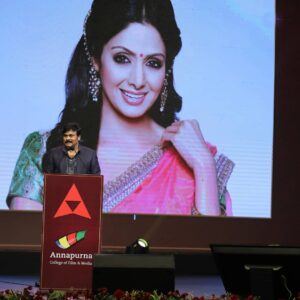 Amala Akkineni Instagram - It was a memorable evening and truly an honour to have Rekha ji, Boney ji and Chiranjeevi garu in our midst for the ANR National Awards and the ACFM convocation
#ANRnationalawards @acfm_official