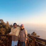Amala Akkineni Instagram - Sharing some beautiful moments from my recent trip to the Himalayas. Pic 3 is with my trekking buddy, Deepa, a farmer and Pic 4 is with my dear father. #beautifulhimalayas #himalayanmountains #vacation
