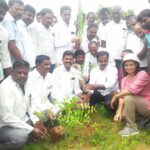 Amala Akkineni Instagram - Participated in Haritha Haram at Shadnagar today. A wonderful initiative by the Telangana government. With me are TRS party workers and the dynamic Sarpanch Vishnu. #harithaharam #planttrees #treesarelife