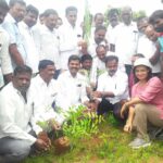 Amala Akkineni Instagram – Participated in Haritha Haram at Shadnagar today. A wonderful initiative by the Telangana government. With me are TRS party workers and the dynamic Sarpanch Vishnu. #harithaharam #planttrees #treesarelife