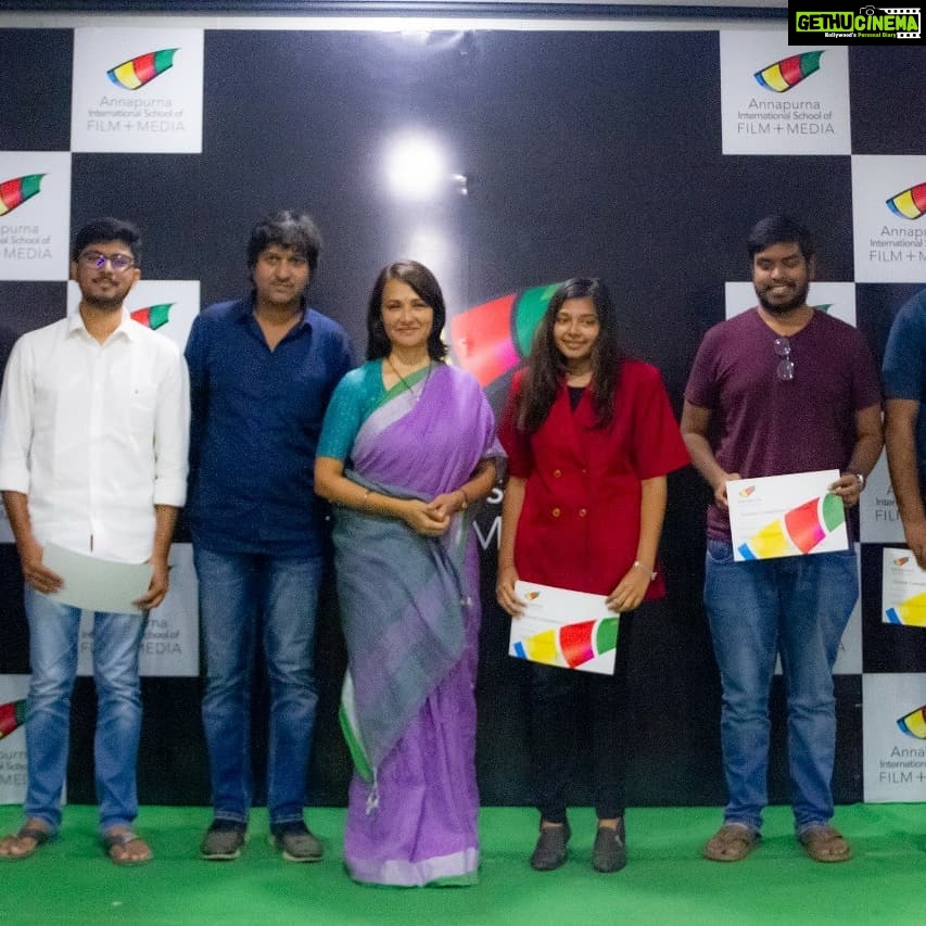Amala Akkineni Instagram - Congratulating all those who certified in the ACFM short courses! A day to celebrate! @acfm_official Annapurna College of Film and Media