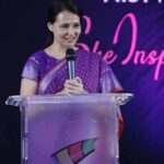Amala Akkineni Instagram - Happy to be wearing an Ahimsa Eri Silk Saree by @ereenainternational. #sareeswag