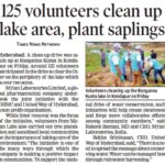 Amala Akkineni Instagram - Delighted to see United Way, Hyderabad mobilising city volunteers to protect lakes.