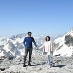 Amala Akkineni Instagram - Glacier 3000 with Nagarjuna! #swissdiaries