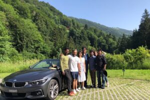 Amala Akkineni Instagram - Team Nagarjuna at Switzerland! #swissdiaries #manmadhudu2