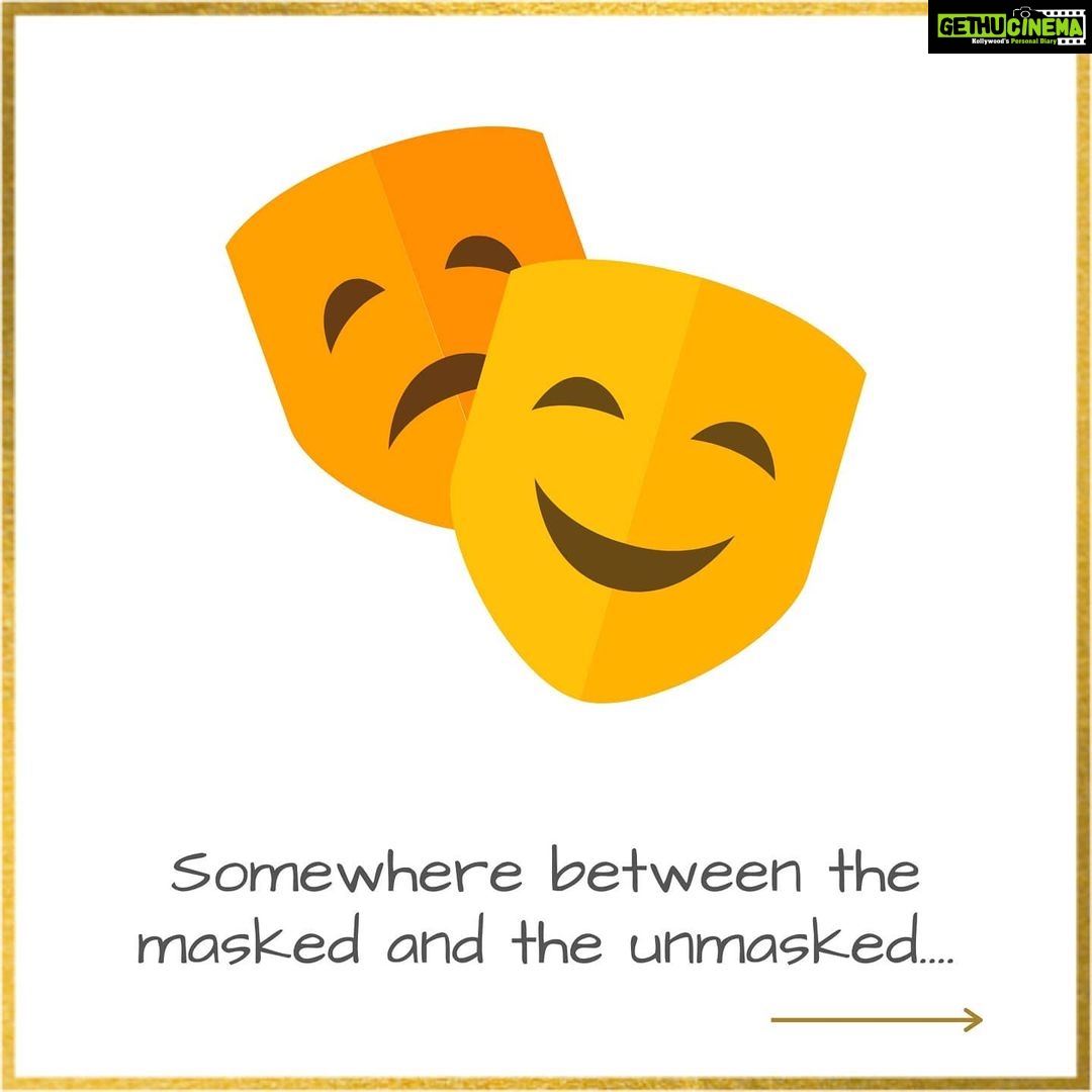Amala Akkineni Instagram - Somewhere between the masked and the unmasked... #personalpost #wednesdaywisdom