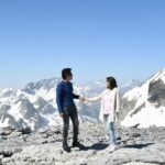 Amala Akkineni Instagram - Glacier 3000 with Nagarjuna! #swissdiaries