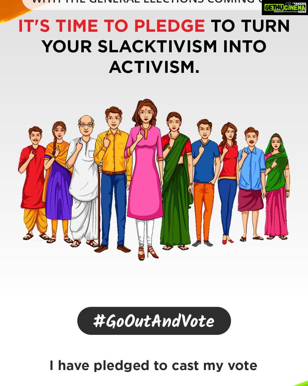 Amala Akkineni Instagram - I pledge to vote !🙏🏼