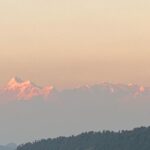 Amala Akkineni Instagram - The majestic Himalayan peak Trishul @ Uttarakhand. Have been settling dad into his retirement and enjoying long treks every day. The mountains are truly magnificent 🙏🏼 spending time meditating and brushing up on Hindi 😊
