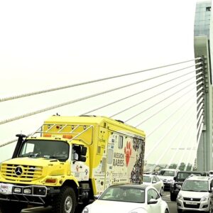 Amala Akkineni Instagram - The weather turned out beautiful - a respite from the rain as the Rally of cars and animal welfare vehicles following the impressive Mercedes Truck for "Mission Rabies" started down Rd.36, through Jubilee Hills check post, right at road 45 , over the hanging bridge and on to the GHMC ground (opposite ITC Kohinoor). The participants had not  seen their city look so beautiful and green! Once the truck parked, GHMC officials and Sp.Chief Secretary Mr. Arvind Kumar had a tour of the beautifully fitted mobile surgery and training centre, before proceeding for the ceremony.

@bluecrosshyd