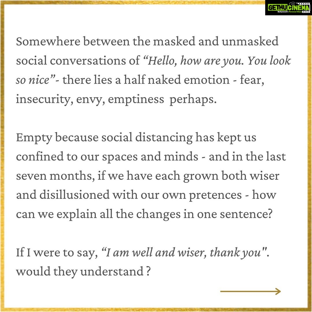Amala Akkineni Instagram - Somewhere between the masked and the unmasked... #personalpost #wednesdaywisdom