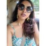 Amala Paul Instagram - On the move! 😎 #selfietime #carselfies #ootd #readytogo