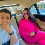 Ameesha Patel Instagram - INDORE…with my best travel partner @kuunalgoomer .. the best business partner ,pillar of strength and BFF everrrrrr👍🏻👍🏻💞💞🙌🏻