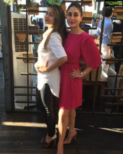 Amrita Arora Instagram - With the bestie!beebo in #alice temperly and #monolos n me in #zara #cos and #guiseppezanotti