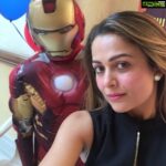 Amrita Arora Instagram – Iron man!