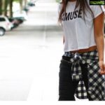 Amrita Arora Instagram – The tee that wears the name!!!!!!!#amu #