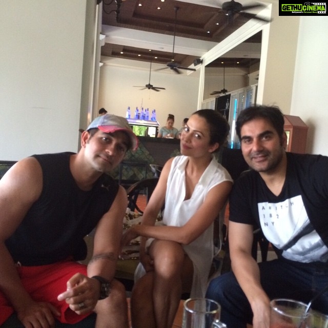 Amrita Arora Instagram - Two main men in my life😘❤️