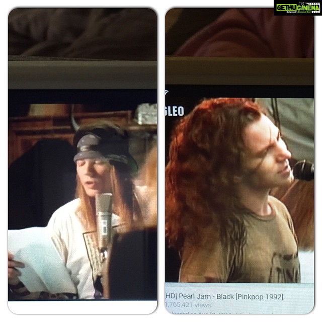 Amrita Arora Instagram - Crushes forever!!!!!#eddievedder#axlrose#ufff#