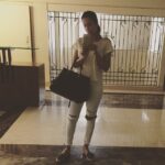 Amrita Arora Instagram – No reason!#whitejeans#noblefaithtee#nme!